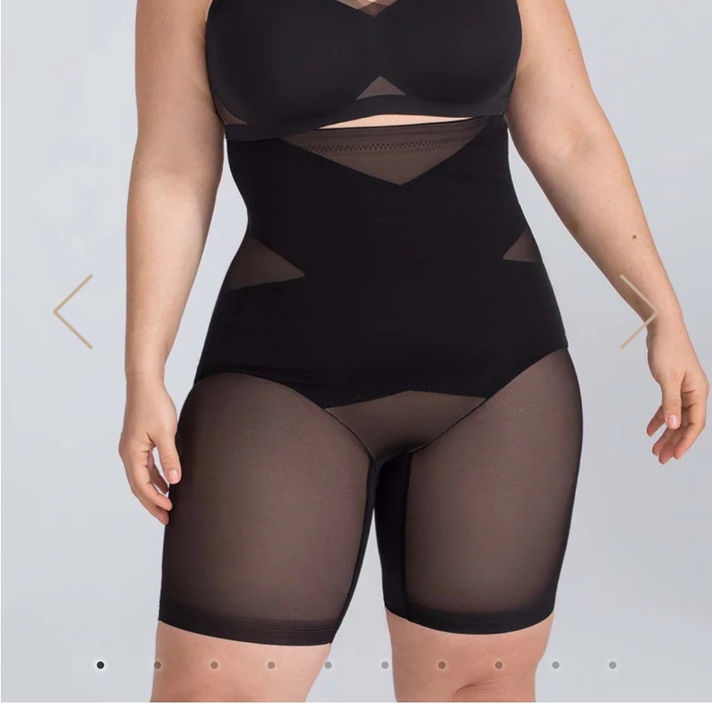 Honeylove SuperPower Short in Runway/Black 3X